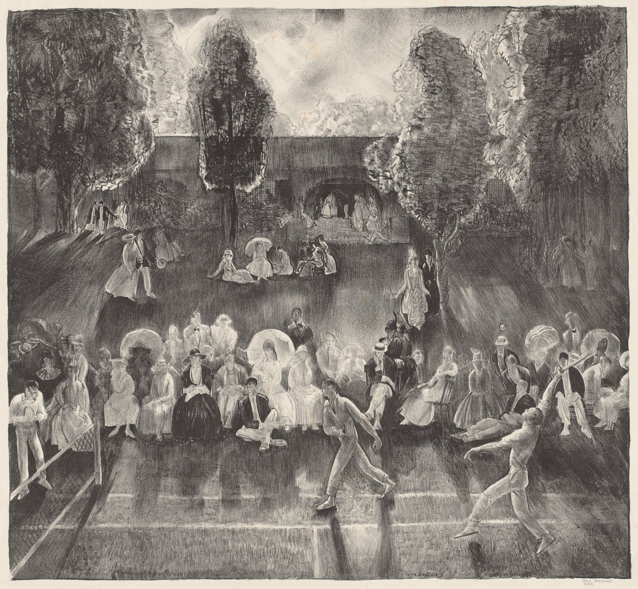 Tenis ziemny autorstwa George Bellows