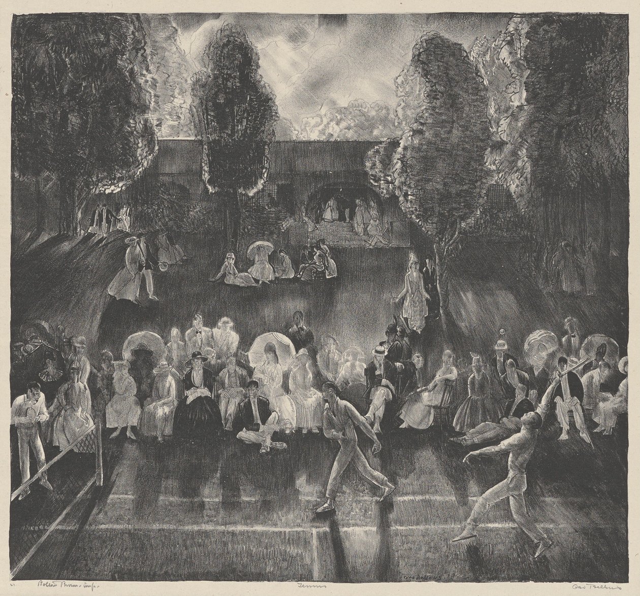 Tenis ziemny autorstwa George Bellows
