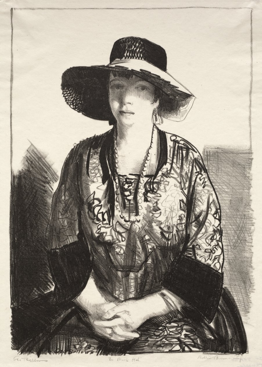 Czarny Kapelusz autorstwa George Bellows