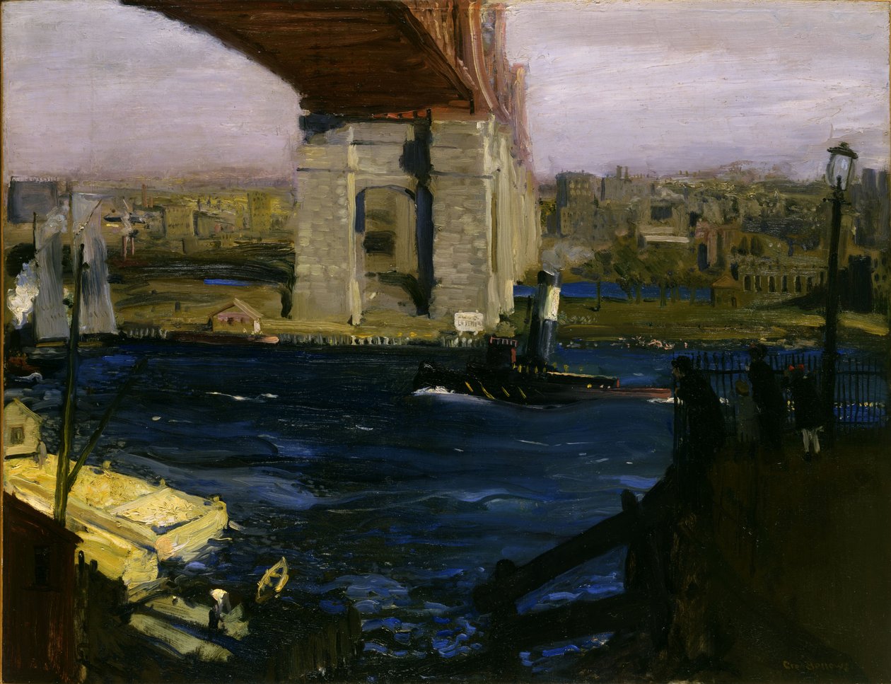 Most, Wyspa Blackwella autorstwa George Bellows