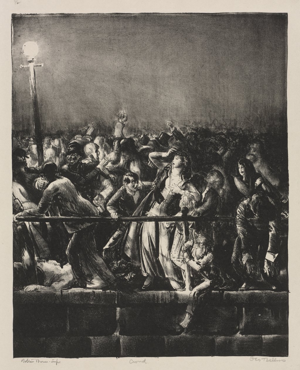 Tłum autorstwa George Bellows