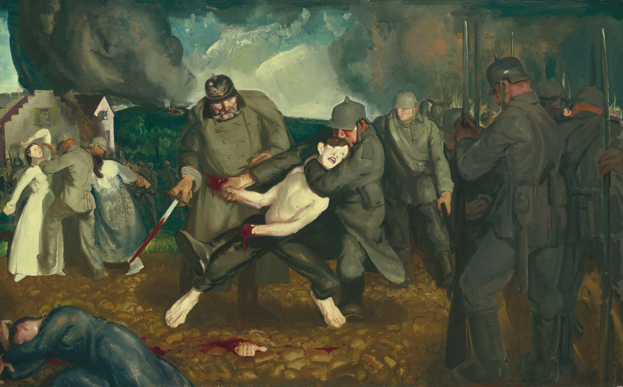 Przybycie Niemców autorstwa George Bellows