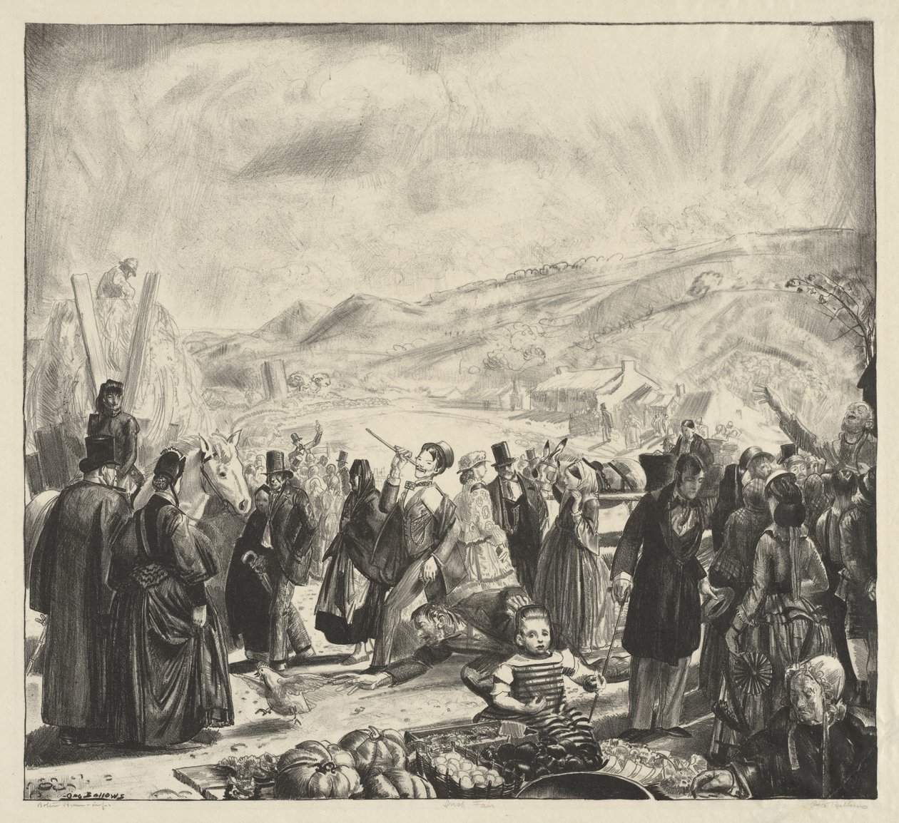 Irlandzki Jarmark autorstwa George Bellows