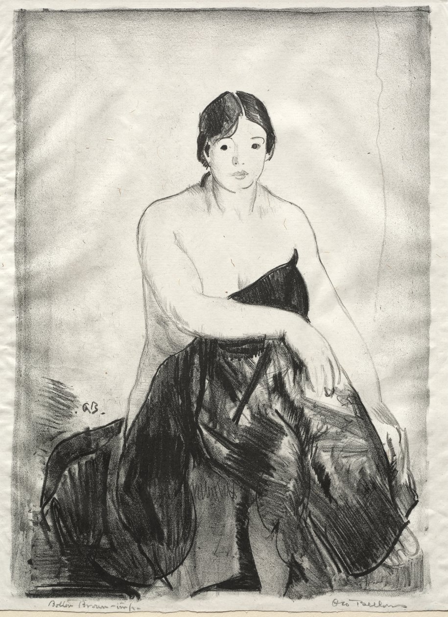 Model, Drugi kamień autorstwa George Bellows