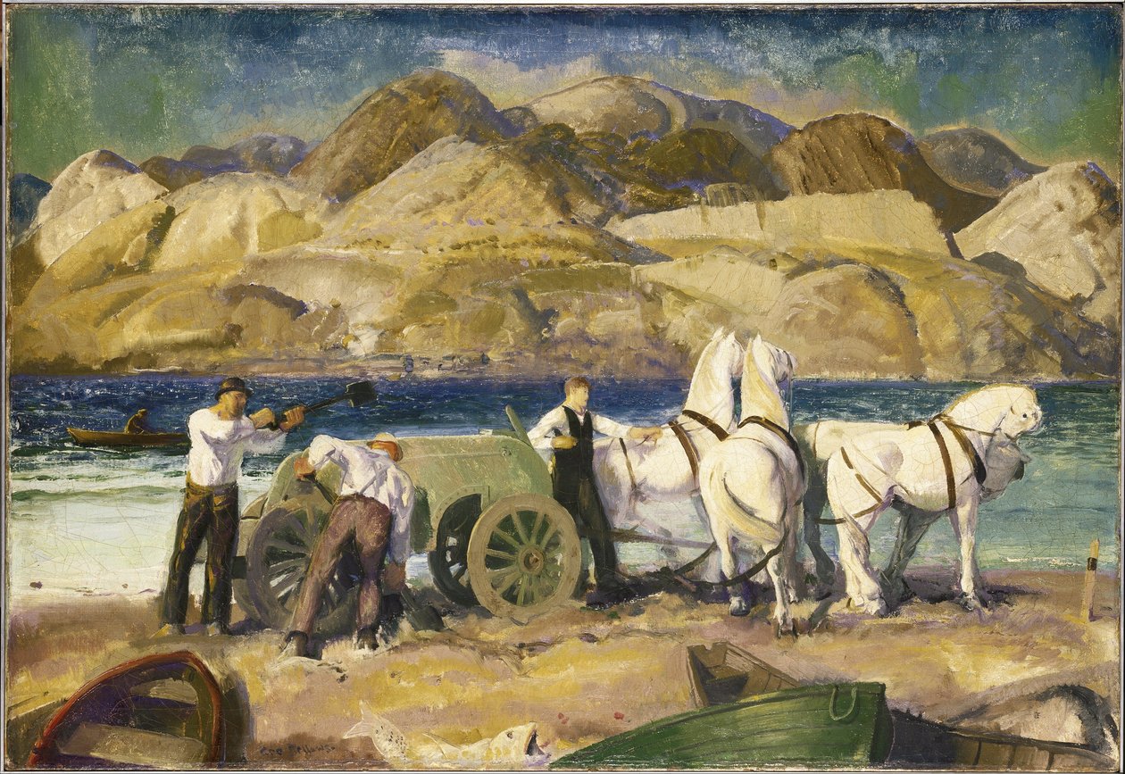 Wózek na piasek autorstwa George Bellows