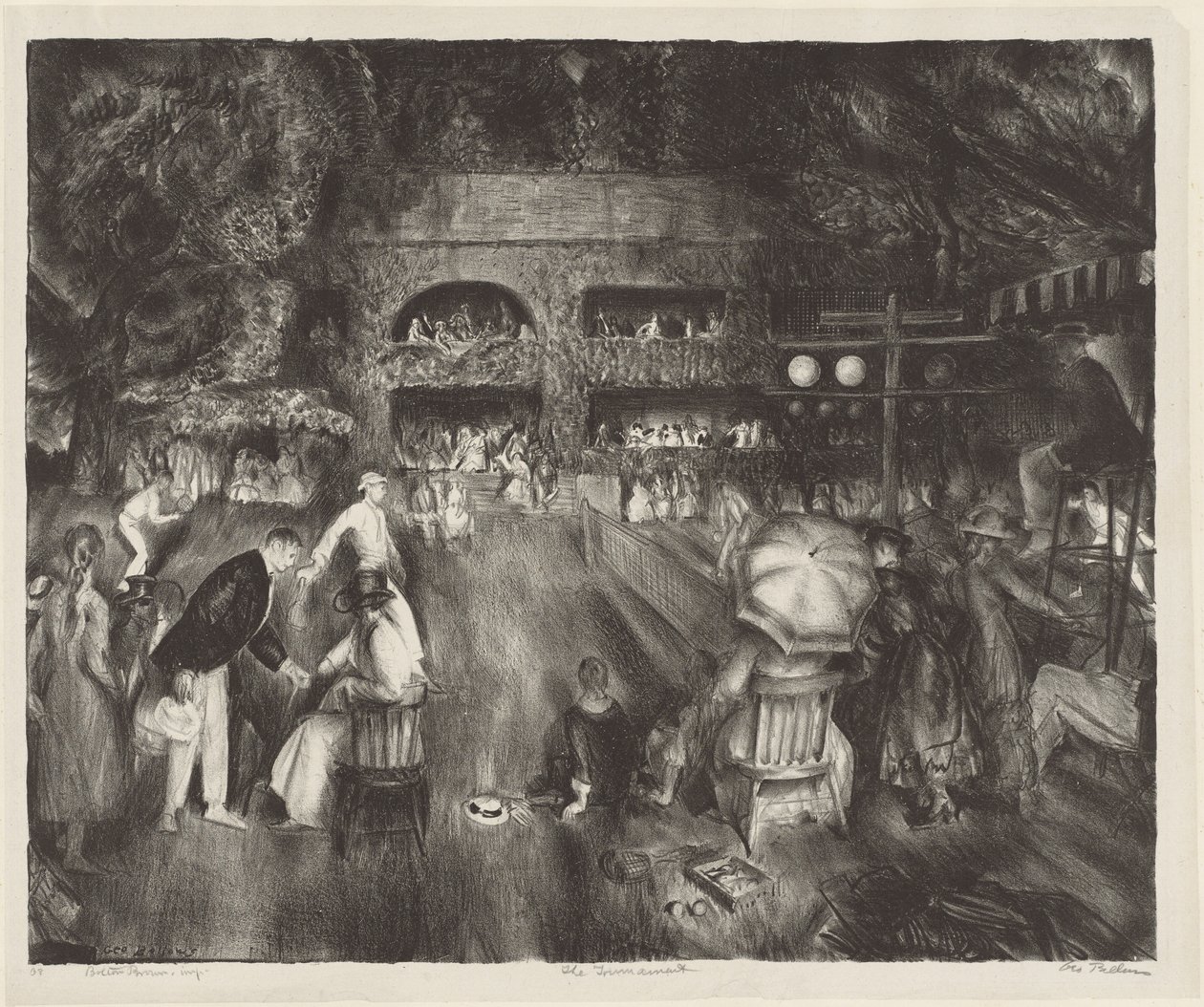 Turniej autorstwa George Bellows