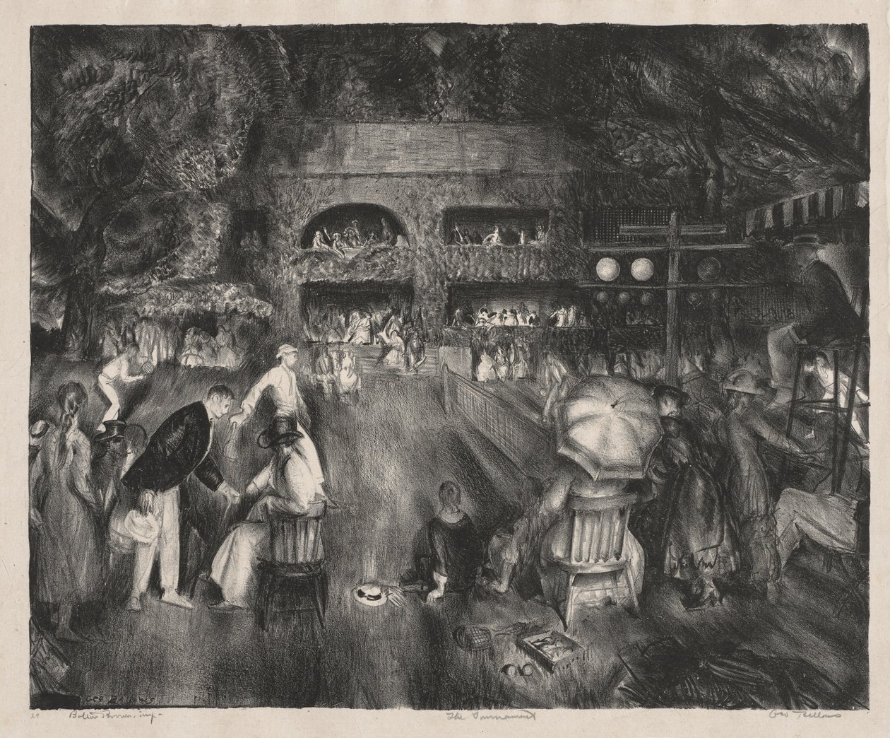 Turniej autorstwa George Bellows