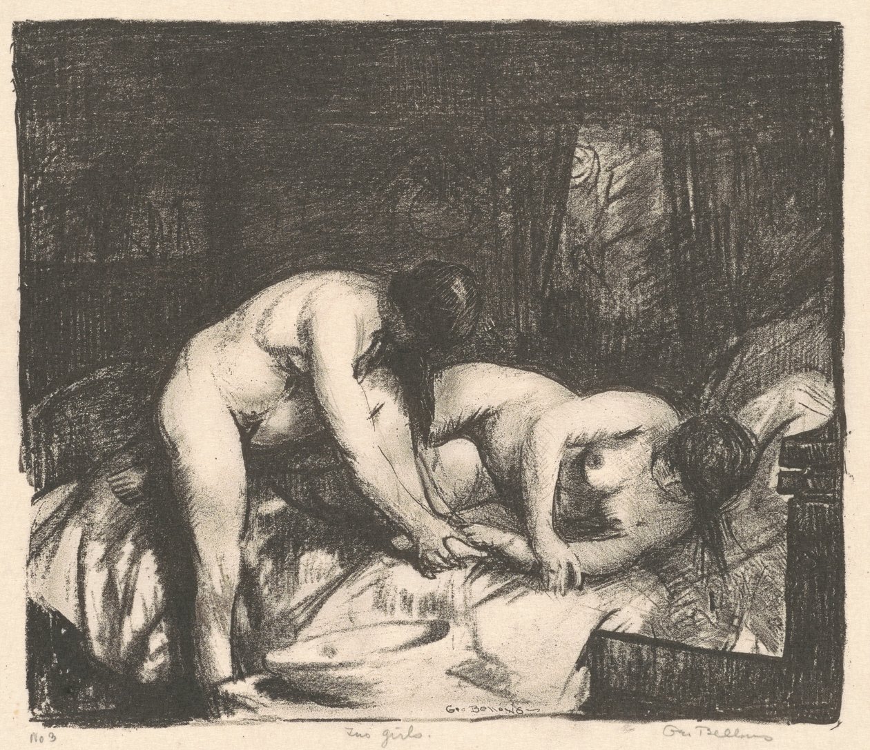 Dwie dziewczyny autorstwa George Bellows
