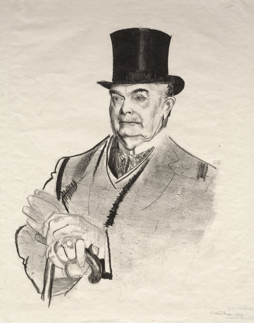 W. E. Story, Esq., pierwszy stan autorstwa George Bellows