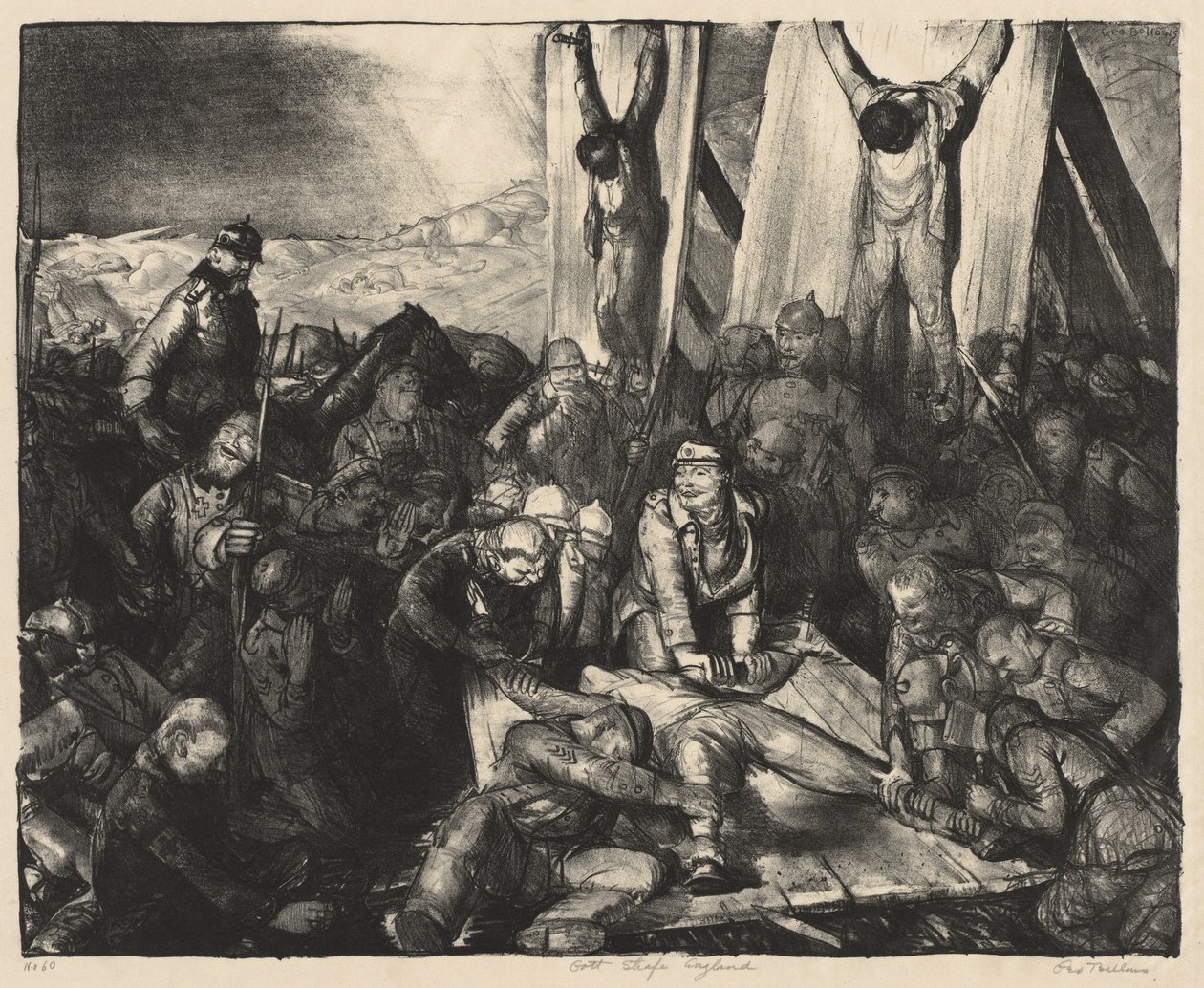 Seria „War”:  Boża kara, Anglia autorstwa George Bellows