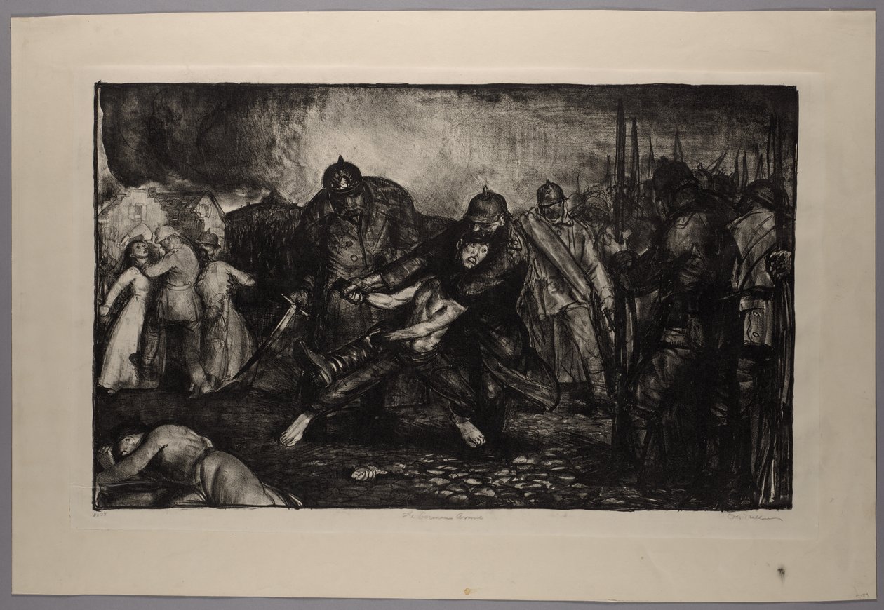 Seria wojenna: Niemcy nadchodzą autorstwa George Bellows