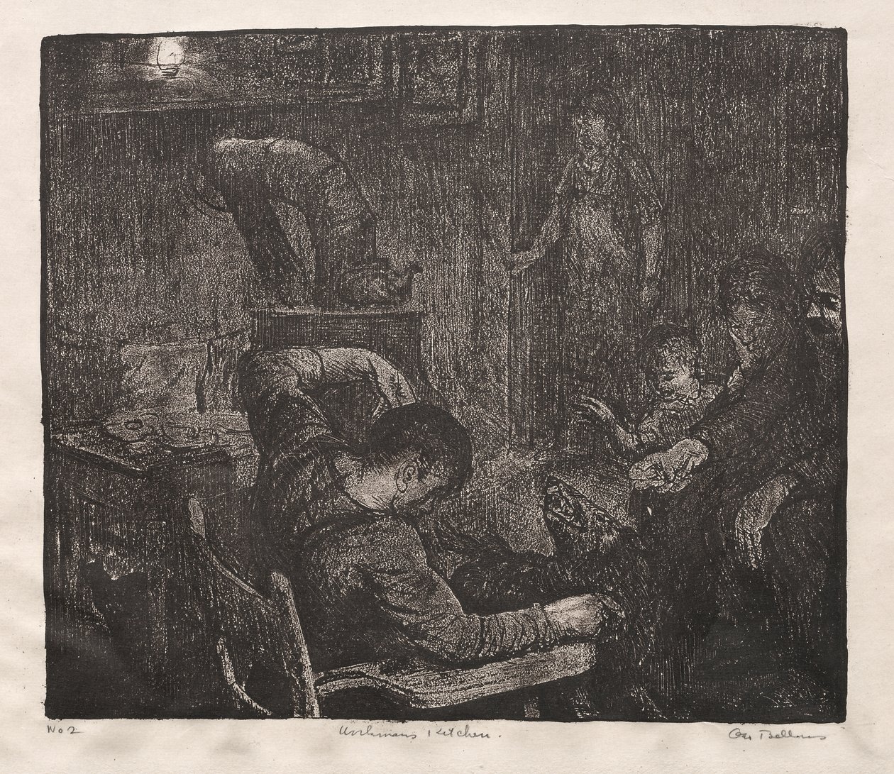 Kuchnia robotnika autorstwa George Bellows