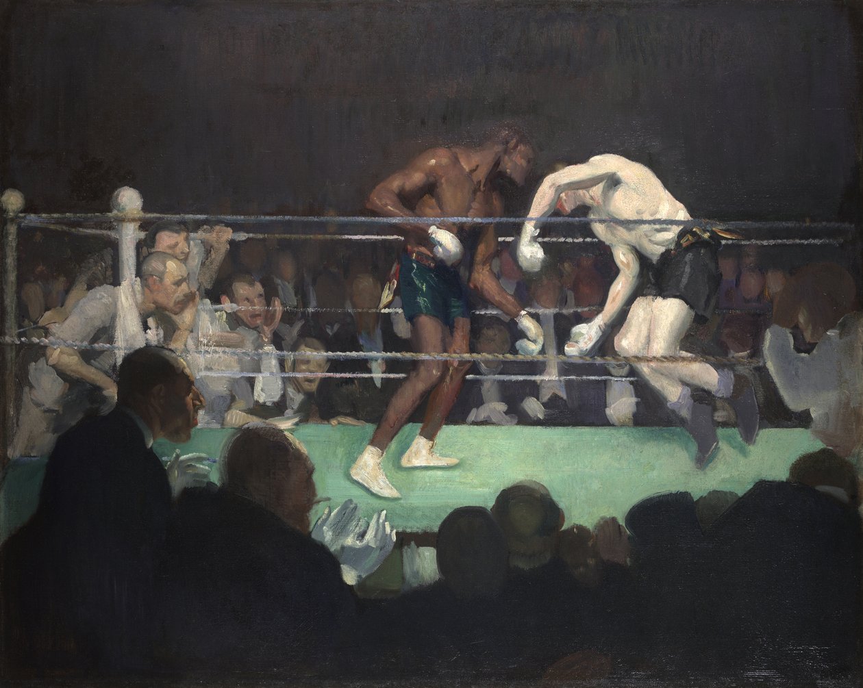 Mecz bokserski autorstwa George Benjamin Luks