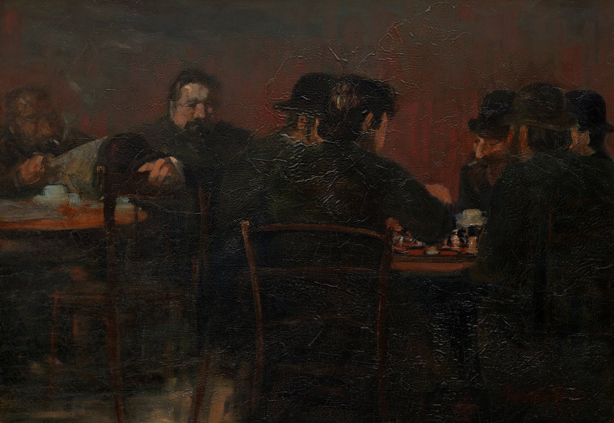 Szachiści autorstwa George Benjamin Luks