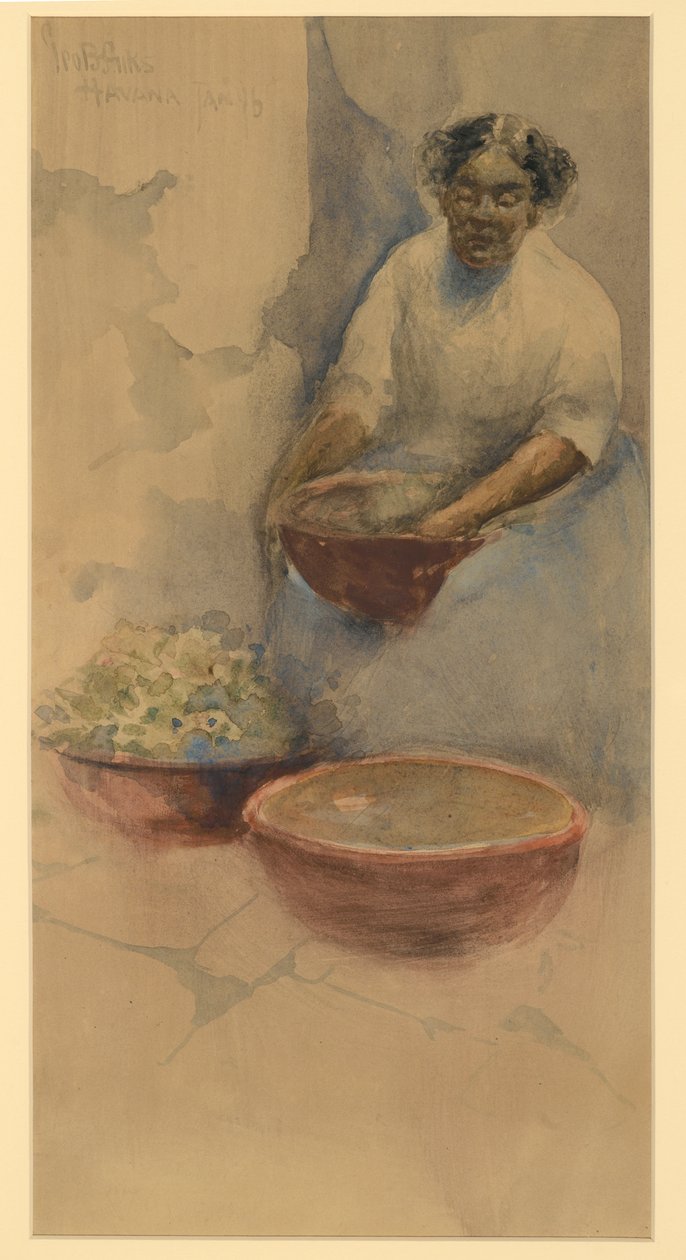 Hawana, Kuba autorstwa George Benjamin Luks