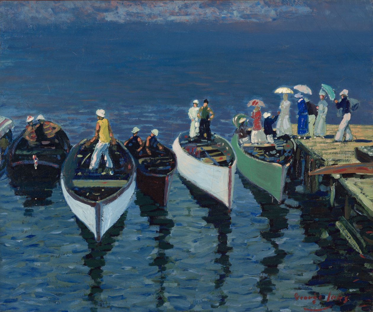 Wakacje nad rzeką Hudson autorstwa George Benjamin Luks