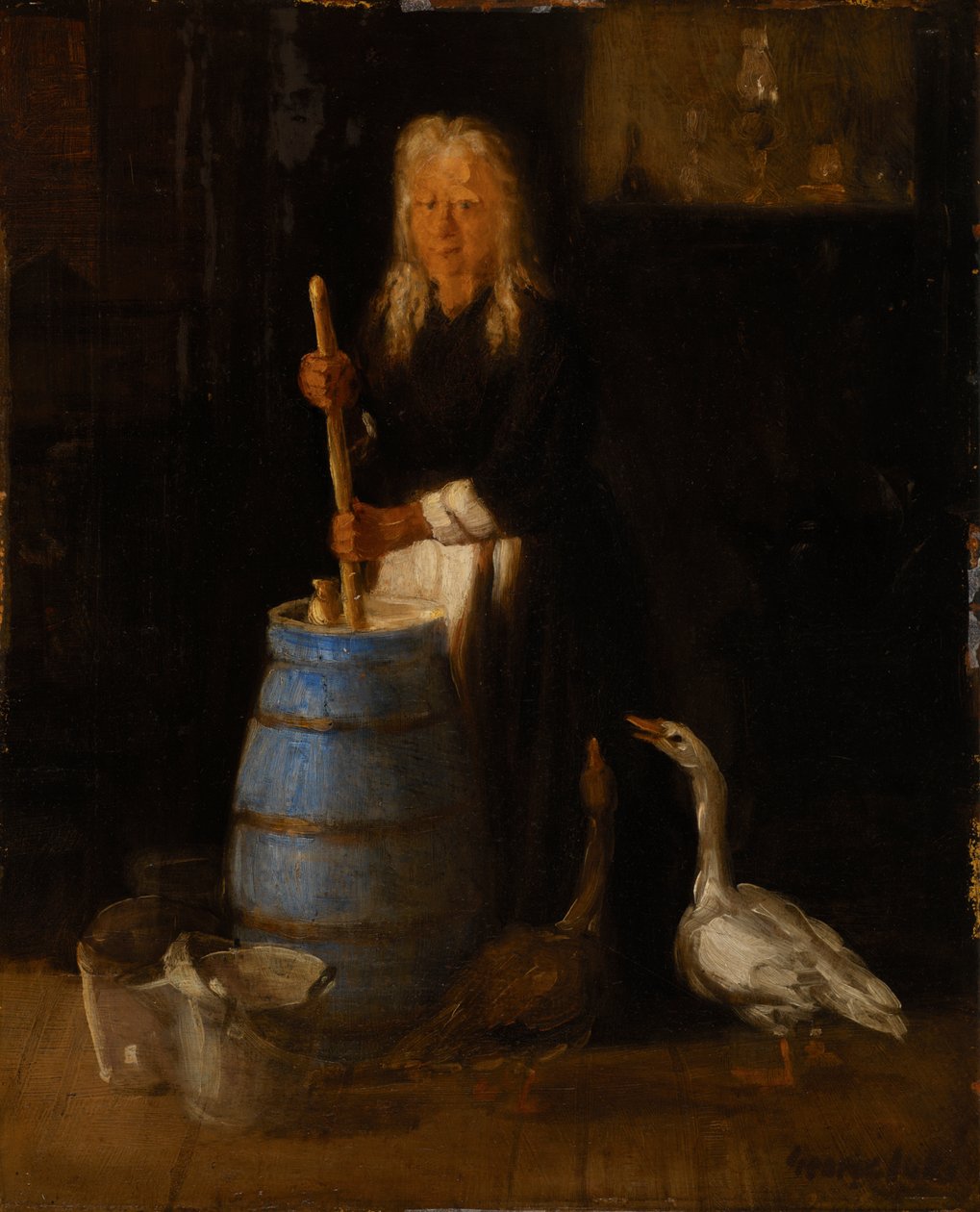 Niebieski Churn autorstwa George Benjamin Luks