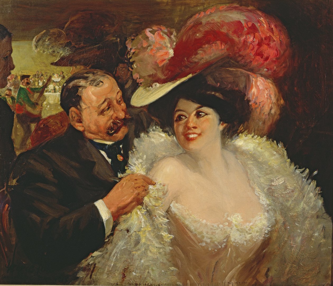 Cafe Francis autorstwa George Benjamin Luks