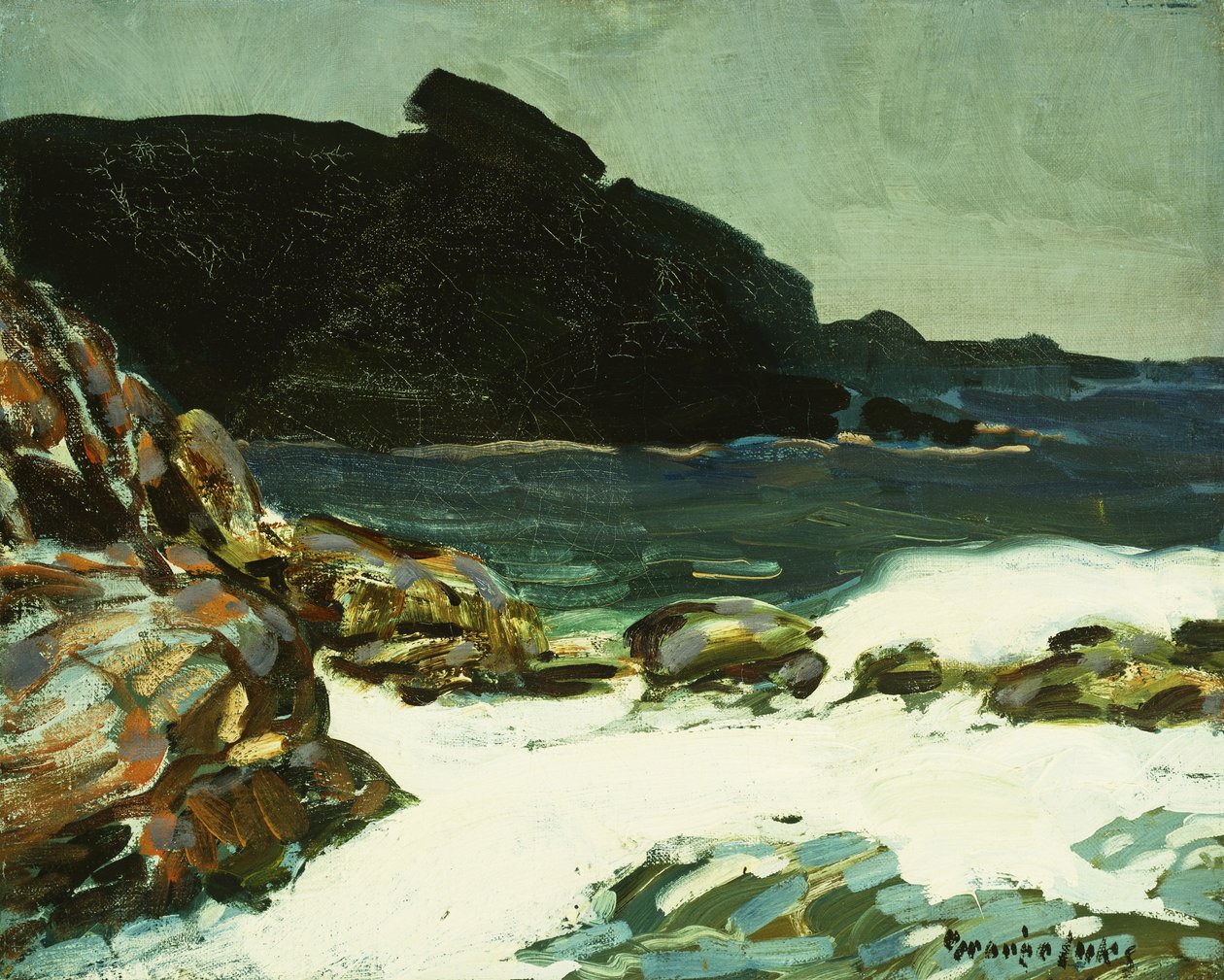 Półka, Cape Elizabeth, Maine autorstwa George Benjamin Luks