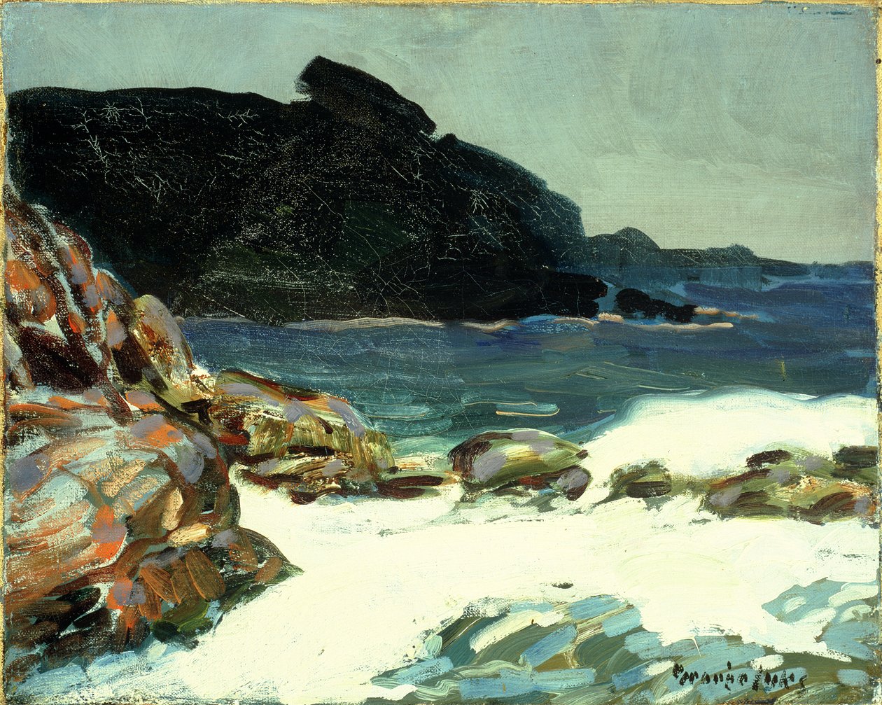 The Ledge, Elizabeth, Maine (olej na płótnie) autorstwa George Benjamin Luks