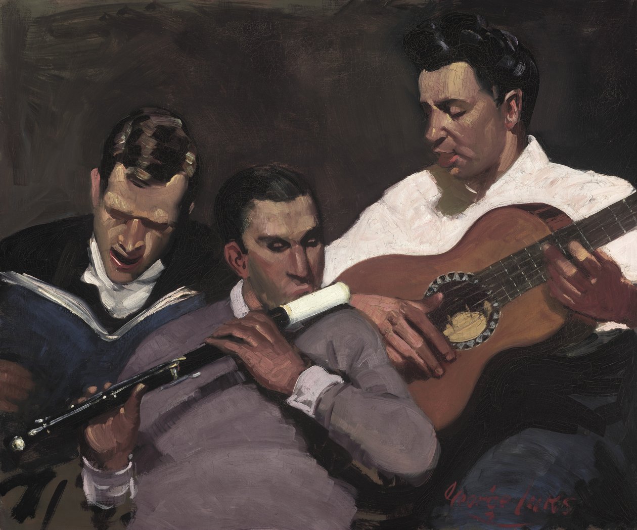 Trzech najlepszych sierżantów autorstwa George Benjamin Luks