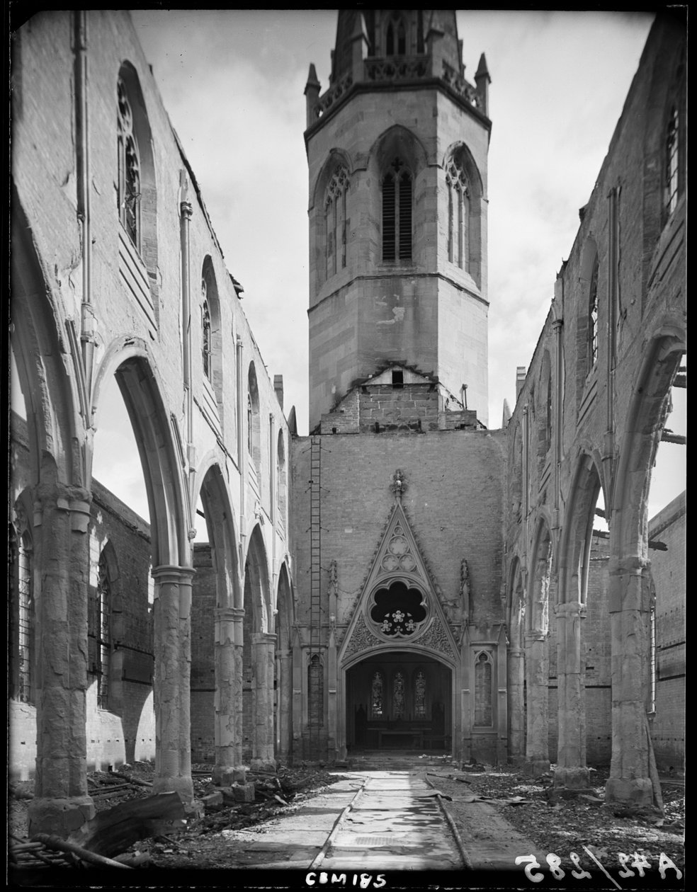 Christ Church, New Union Street, Coventry, 1941. autorstwa George Bernard Mason