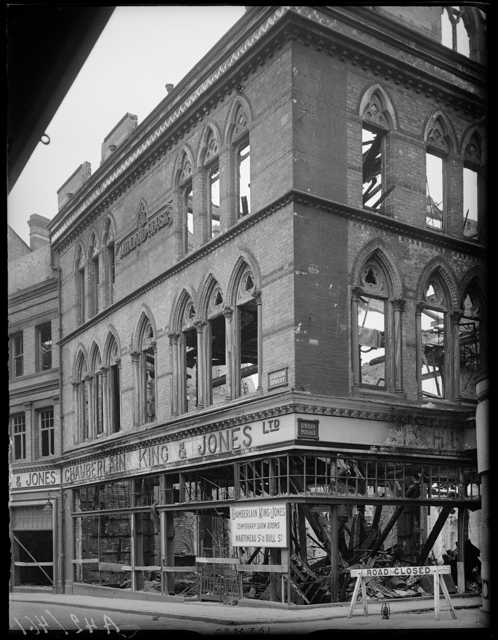 Midland House, 30 Union Street, Ladywood, Birmingham, 1941. autorstwa George Bernard Mason
