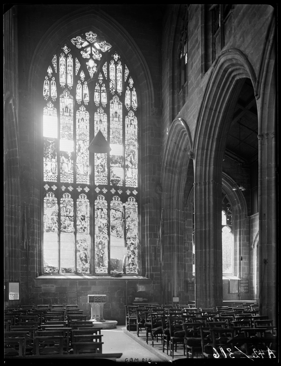 Kościół św. Jana Chrzciciela, Fleet Street, Bablake, Coventry, 1941 r. autorstwa George Bernard Mason