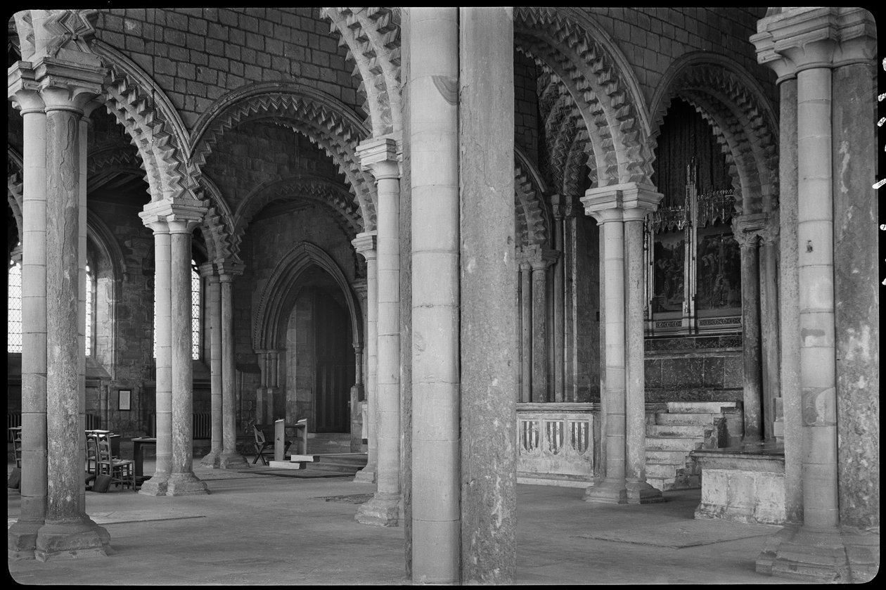 Katedra w Durham, Palace Green, Durham, 1942. autorstwa George Bernard Wood