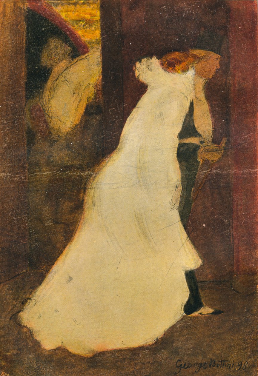 Opuszczenie teatru, 1898 autorstwa George Bottini