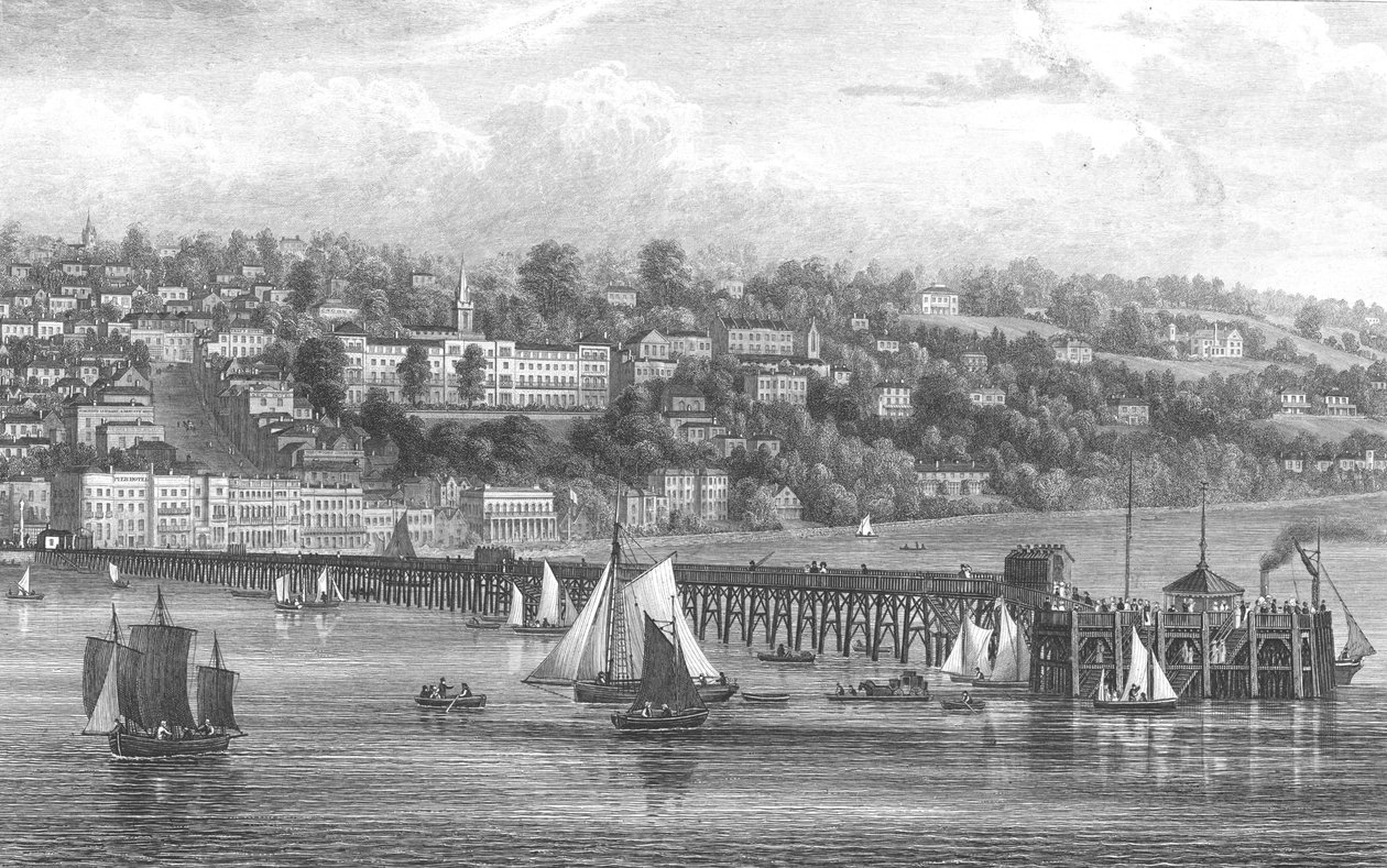 Ryde, Wyspa Wight, 1855 autorstwa George Brannon