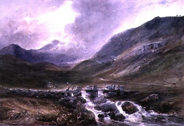 Walijska scena górska autorstwa George Bryant Campion