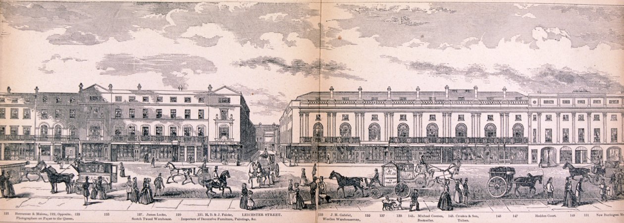 Panorama Londynu, 1849 autorstwa George C Leighton