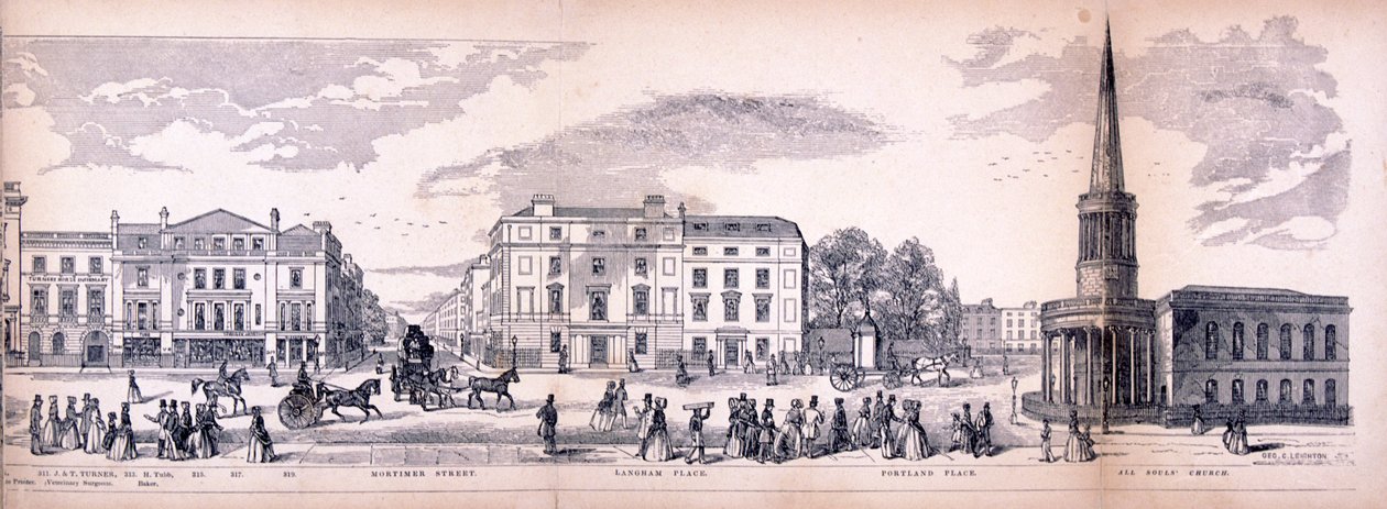 Panorama Londynu, 1849 autorstwa George C Leighton
