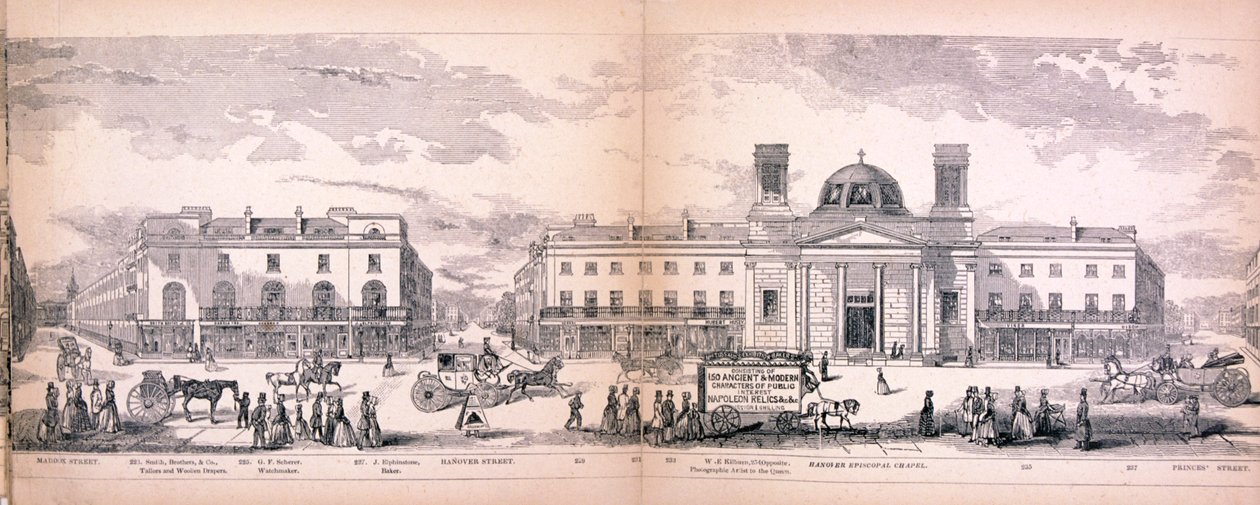 Panorama Londynu, 1849 autorstwa George C Leighton