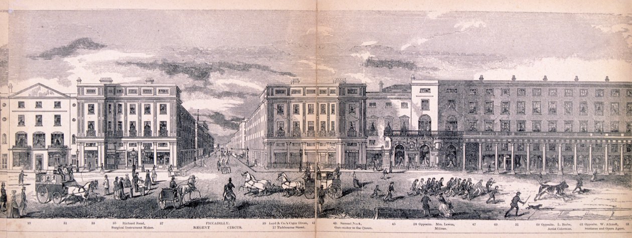 Panorama Londynu, 1849 autorstwa George C Leighton