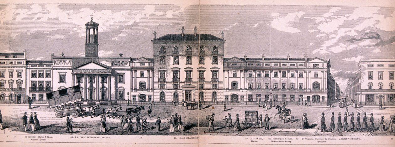 Panorama Londynu, 1849 autorstwa George C Leighton