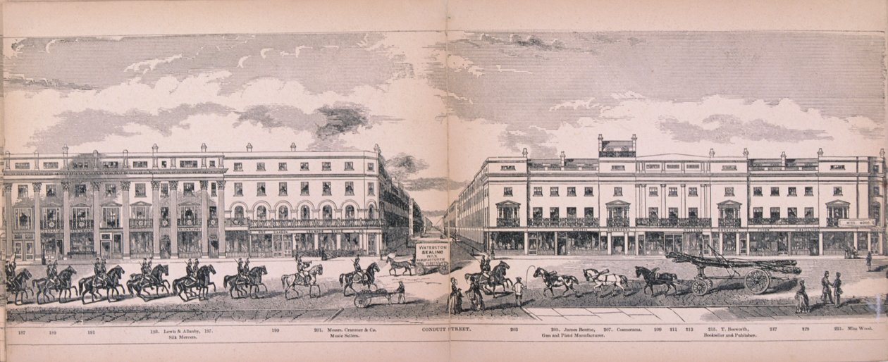 Panorama Londynu, 1849 autorstwa George C Leighton