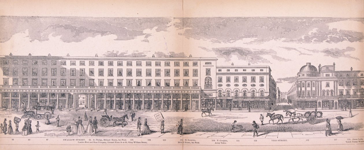 Panorama Londynu, 1849 autorstwa George C Leighton