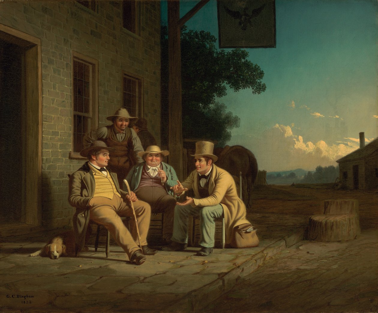 Zabieganie o głosy autorstwa George Caleb Bingham