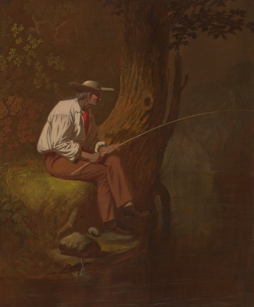 Mississippi Fisherman autorstwa George Caleb Bingham