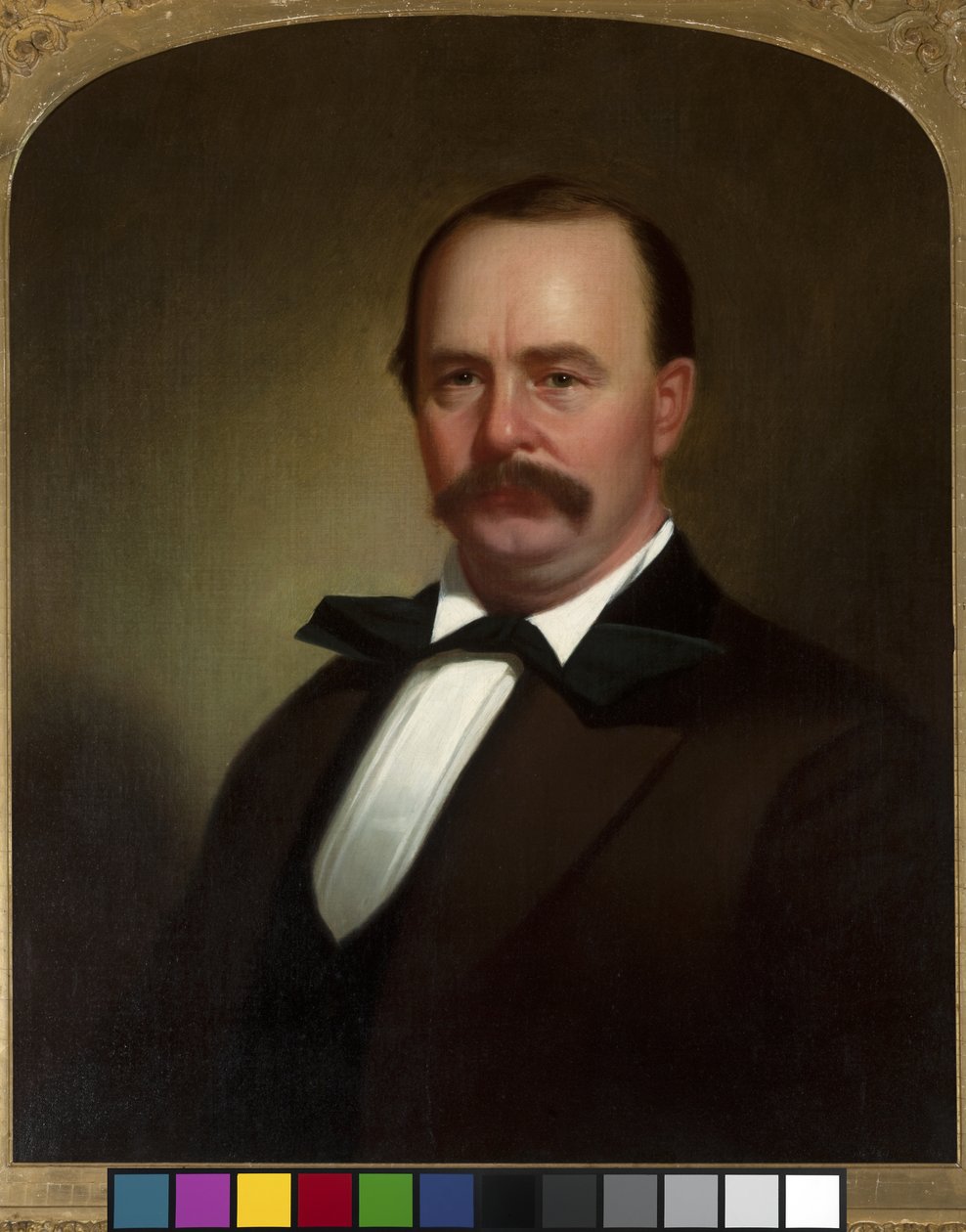 Portret pułkownika Jamesa Hervey Bircha, Jr, ok. 1878 r. autorstwa George Caleb Bingham
