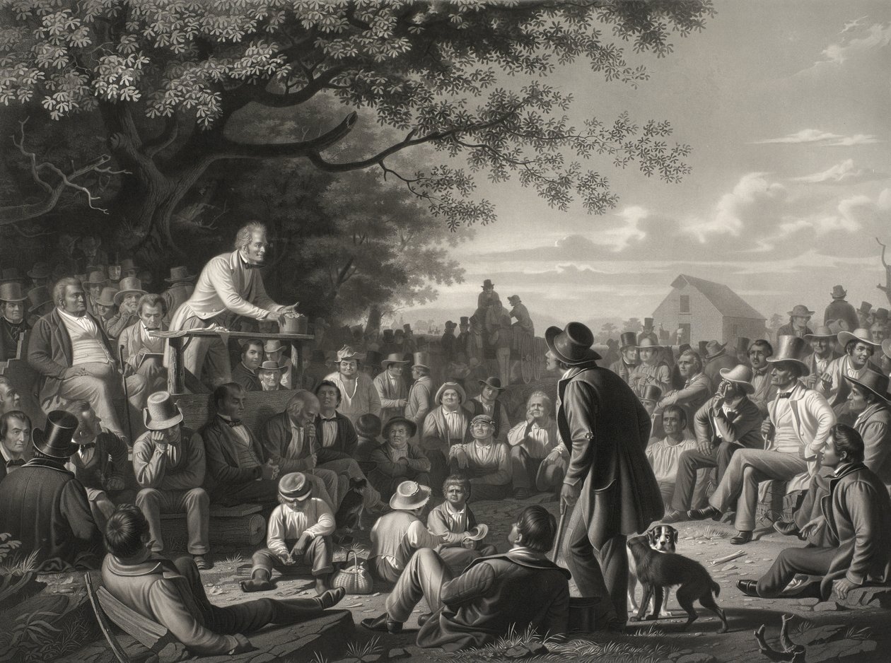 Kikut mówi autorstwa George Caleb Bingham