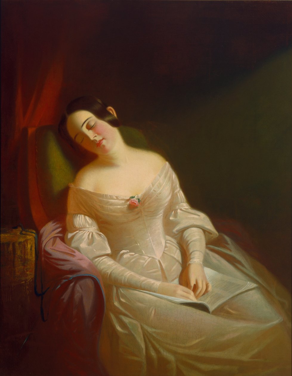 Nudna historia autorstwa George Caleb Bingham