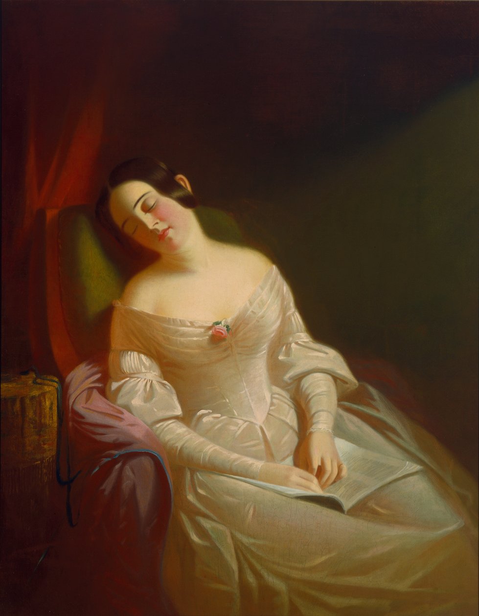 Nudna historia autorstwa George Caleb Bingham