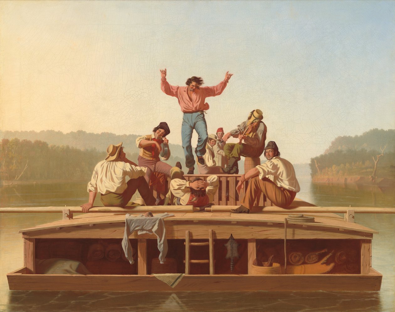 Wesoli marynarze, 1846. autorstwa George Caleb Bingham