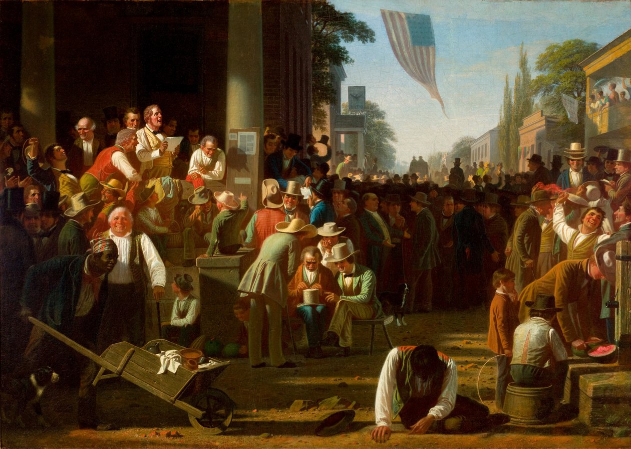 Werdykt ludu autorstwa George Caleb Bingham