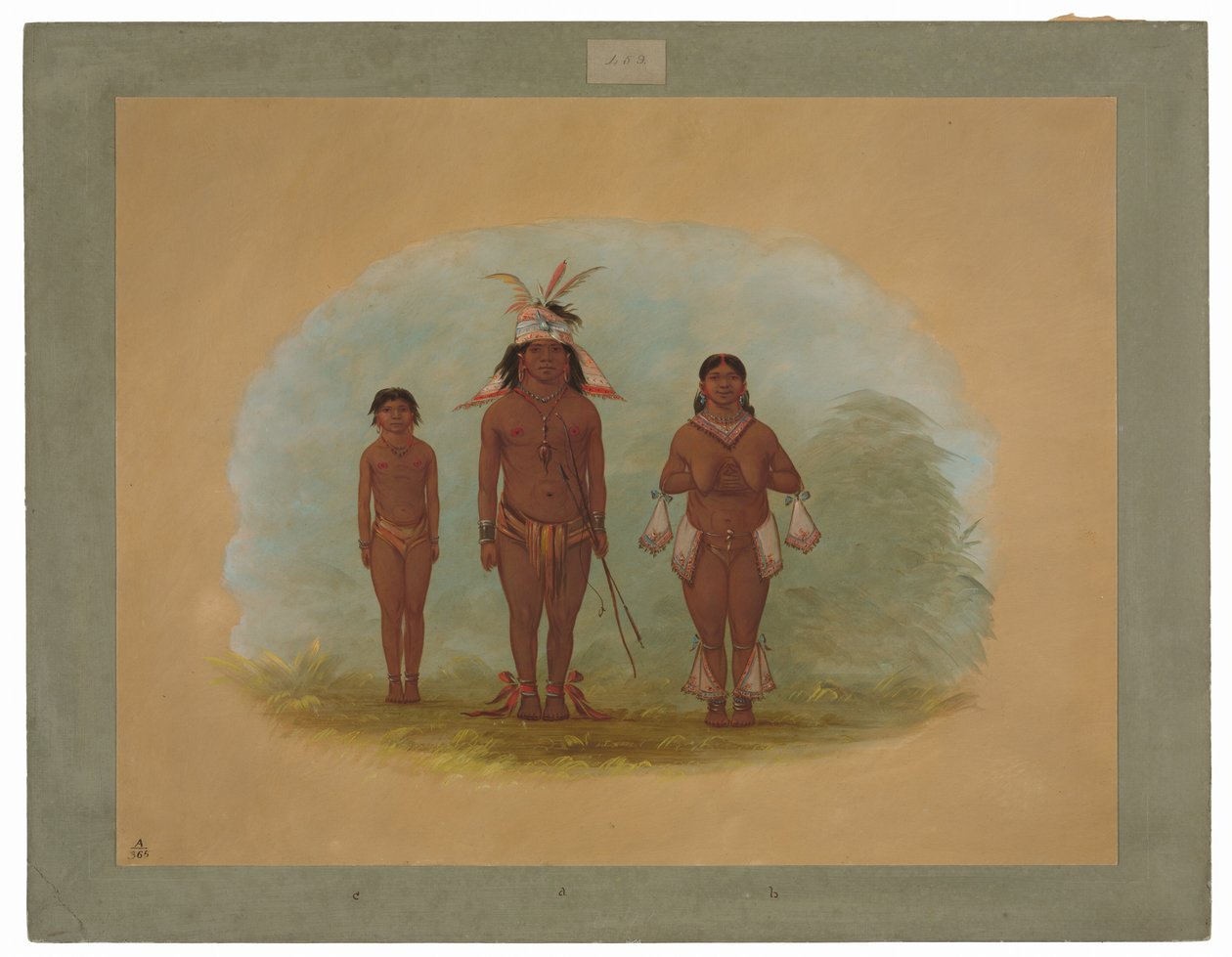 Rodzina Chetibo autorstwa George Catlin