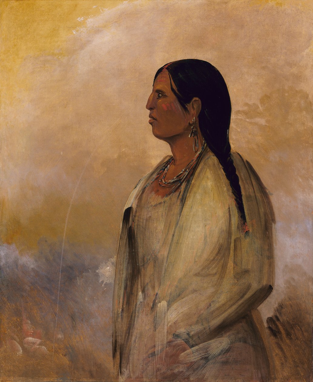 Kobieta Choctaw, 1834. autorstwa George Catlin