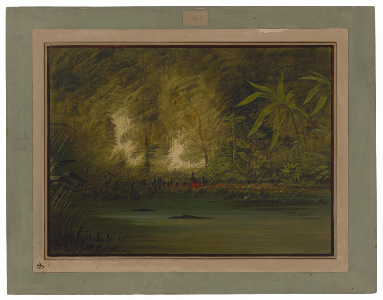 Laguna w górnym biegu Amazonki autorstwa George Catlin
